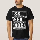 vraag zoek klop T-Shirt (Voorkant)