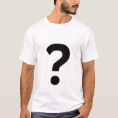 Vraagteken? T-shirt (Voorkant)