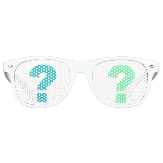 Vraagteken Zonnebril (Voorkant)