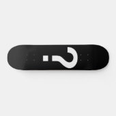 vraagtekenskateboard skateboard (Horizontaal)