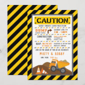 Vrachtbaby shower kaart (Voorkant / Achterkant)