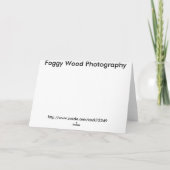 Vrachtkerst Feestdagen Kaart (Achterkant)