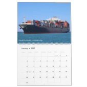 Vrachtschepen 2027 kalender (Jan 2027)