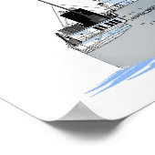 vrachtschip de Grote Meren St. Marys Challenger Poster (Hoek)