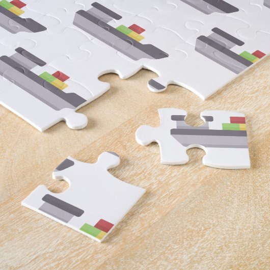 vrachtschip legpuzzel (Zijkant)