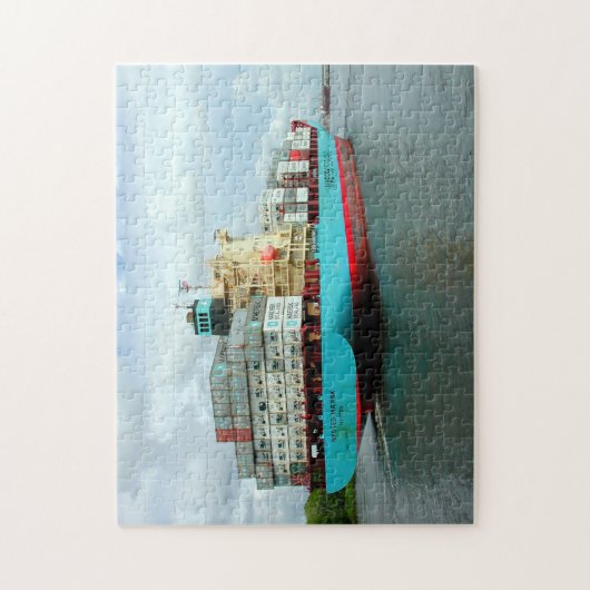 vrachtschip legpuzzel (Verticaal)