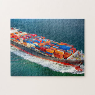 Vrachtschip Legpuzzel