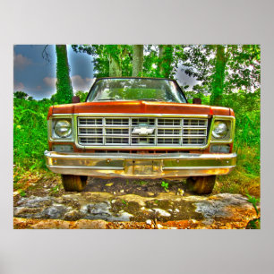 Vrachtwagen 2 van Pa Poster