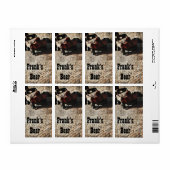  vrachtwagen bierflesetiket etiket (Full Sheet)