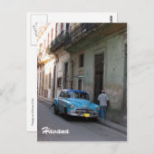 vrachtwagen briefkaart (Voorkant / Achterkant)