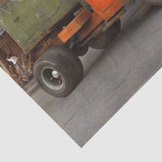 Vrachtwagen - De stadskruidenier 1939 Tissuepapier (Detail)