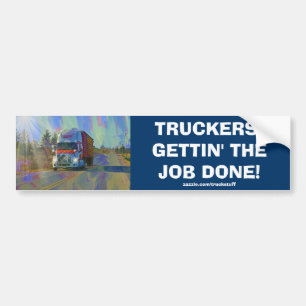 VRACHTWAGEN GROTE RIG TRUCKERS Cadeaus Bumpersticker