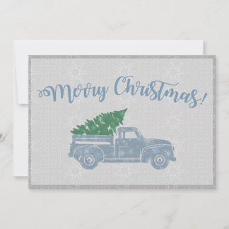 Vrachtwagen Kerst Kaart