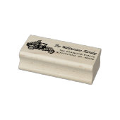  Vrachtwagen Kerstboom Monogram Adres Rubberstempel (Stempel)