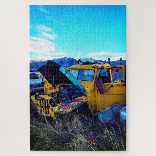 vrachtwagen legpuzzel (Verticaal)