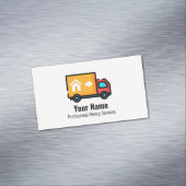 vrachtwagen magnetisch visitekaartje (Voorbeeld)