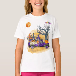 Vrachtwagen met 3 gnomen, 2 Jack O'Lantern & Ghost T-shirt