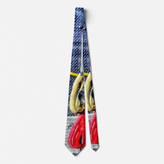 Vrachtwagen met slangen en x stropdas (Voorkant)