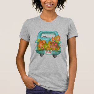 vrachtwagen met valleien, gastronomen en appels t-shirt