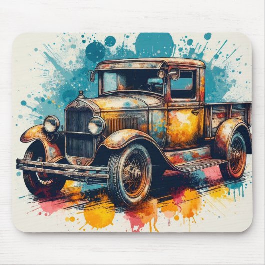 Vrachtwagen Muismat (Voorkant)