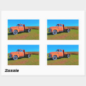  vrachtwagen rechthoekige sticker (Vel)