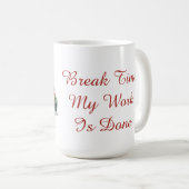 Vrachtwagen Santa Feestelijke Mok (Voorkant rechts)