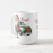 Vrachtwagen Santa Feestelijke Mok (Voorkant links)