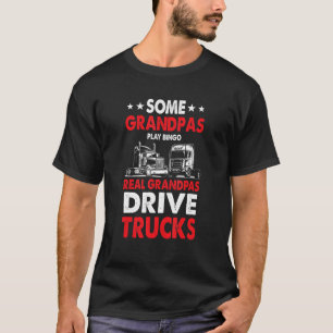 Vrachtwagen Trekkervrachtwagen 18 Wheeler Echte Gr T-shirt