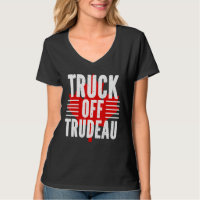 Vrachtwagen van het TRUDEAU Freedom Convoy 2022 Tr