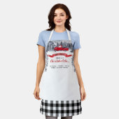 vrachtwagen Verse snijbomen, zwarte buffelplaat Schort (Gedragen)