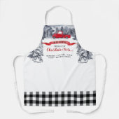 vrachtwagen Verse snijbomen, zwarte buffelplaat Schort (Voorkant)