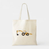 Vrachtwagen voor backhoe constructie tote bag (Achterkant)