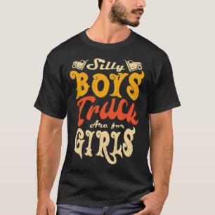 Vrachtwagen voor Gekke jongens voor design, grappi T-shirt