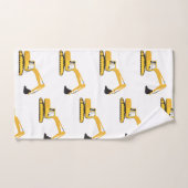 Vrachtwagen voor graafwerkzaamheden bad handdoek (Handdoek)