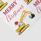 Vrachtwagen voor kerstgraafmachines tissuepapier (Detail)