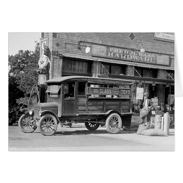 Vrachtwagen voor levering van hardware-winkel, 192 (Voorkant Horizontaal)