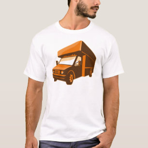 vrachtwagenbestelwagen retro t-shirt