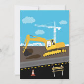 Vrachtwagenbouw voor graafmachines kaart (Achterkant)