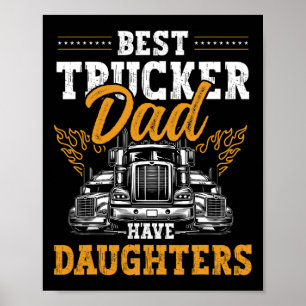 Vrachtwagenchauffeur Beste Vrachtwagenchauffeur Pa Poster