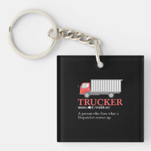 Vrachtwagenchauffeur Definitie Sleutelhanger