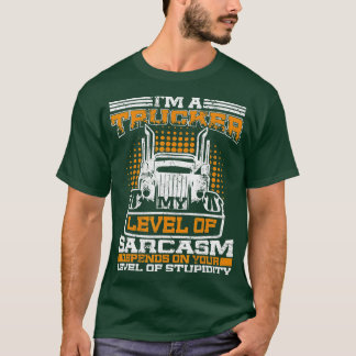 Vrachtwagenchauffeur Funny Big Trucker 1 T-shirt