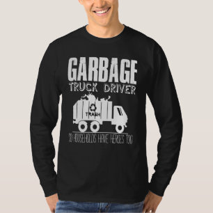 Vrachtwagenchauffeur Joke Trucks Recycling Waste B T-shirt