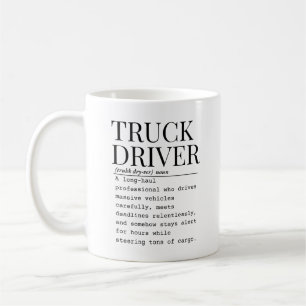 Vrachtwagenchauffeur Koffiemok
