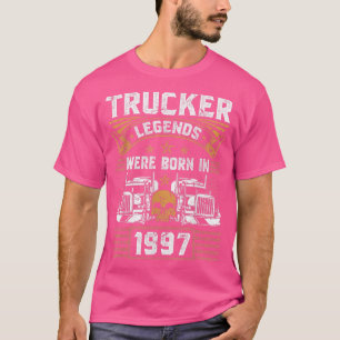 Vrachtwagenchauffeur Legend Birthday Trucker gebor T-shirt
