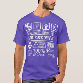 Vrachtwagenchauffeur MultiTasking Certified Job Gi T-shirt