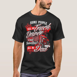 Vrachtwagenchauffeur Pa Trucker Trucking Semi Truc T-shirt