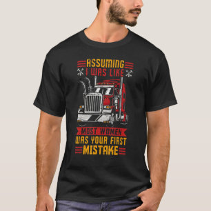 Vrachtwagenchauffeur verondersteld dat ik als de m t-shirt
