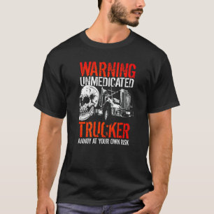 Vrachtwagenchauffeur Weg Vrachtwagenbestuurder Tre T-shirt