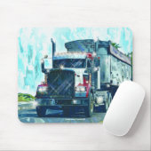 Vrachtwagenchauffeurs Art Mousepad Muismat (Met muis)