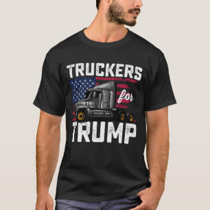 Vrachtwagenchauffeurs Voor Trump Presidentiële Ver T-shirt